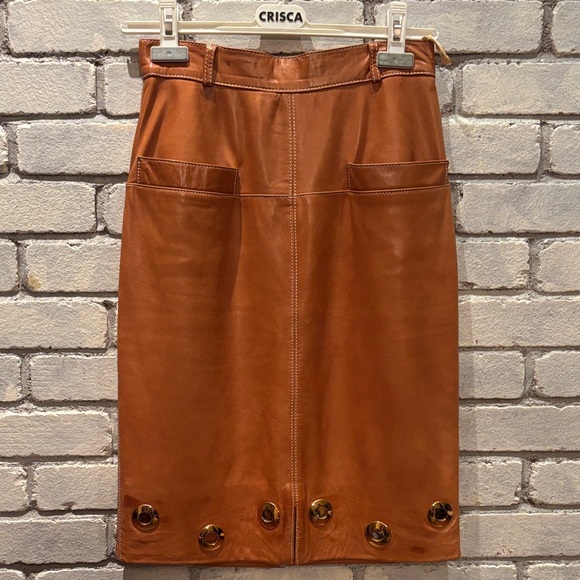 Escada Dresses & Skirts - ESCADA LEATHER SKIRT